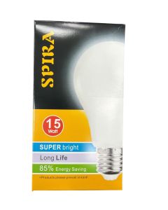 SPIRA 15 W, bec LED, E27, 1000 lm, lumina rece 6500K, 1 buc