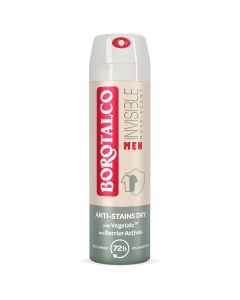 BOROTALCO Men Invisible, Antiperspirant, spray, 150&nbsp;ml