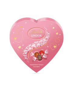 LINDT Lindor, bomboane de ciocolata, asortate, inima, 160 g