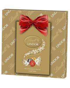 LINDT Lindor, bomboane de ciocolata, asortate, 137 g