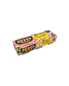 RIO MARE, Ton, in ulei de masline cu lamaie si piper negru, 3x65 g