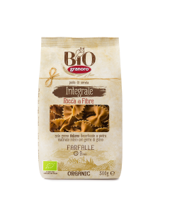 GRANORO BIO INTEGRALE FARFALLE N. 198 , paste, produs organic, 500 g