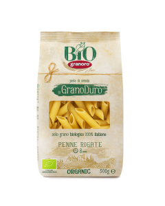 GRANORO BIO PENNE RIGATE N.43 , paste, produs organic, 500 g