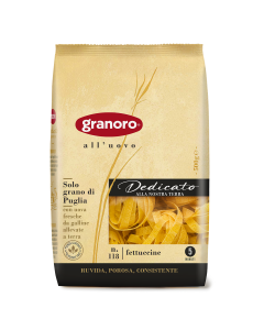 GRANORO DEDICATO FETTUCCINE ALL’UOVO N.118, paste, 500 g