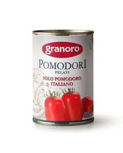 GRANORO Tomate intregi decojite, rosii intregi, 400 g