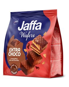 JAFFA WAFERS Napolitane, gustare, cu crema si glazura de ciocolata, 150 g