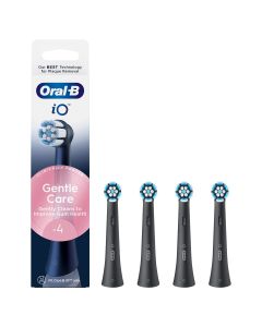 ORAL-B iO Gentle Care, rezerva periuta electrica, compatibile doar cu seria iO, Negru, 4 buc