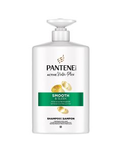 PANTENE Pro-V Smooth & Sleek, sampon, pantru par rebel, fara stralucire, 800 ml