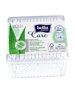 BELLA, betisoare igienice, extract Aloe Vera, cutie, 200 buc