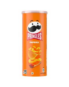 PRINGLES Paprika, chips, cu gust de paprika, 125&nbsp;g