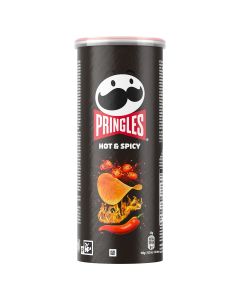 PRINGLES Hot&spicy, chips, picante si condimentate, 125&nbsp;g