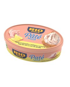 RIO MARE Ovale, pate Ton, cu suc de lamaie, 115&nbsp;g